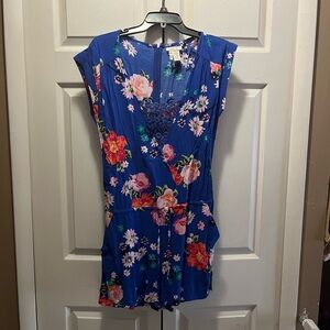 Matilda Jane adult hello lovely out and about floral romper